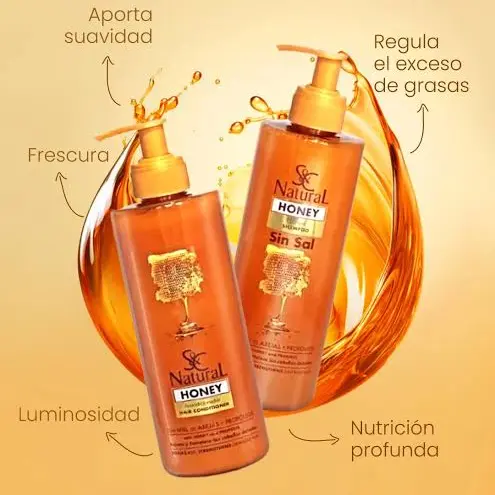 Set de shampoo y acondicionador Honey — imagen 2
